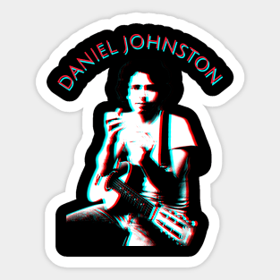 Daniel Johnston guitar Sticker
